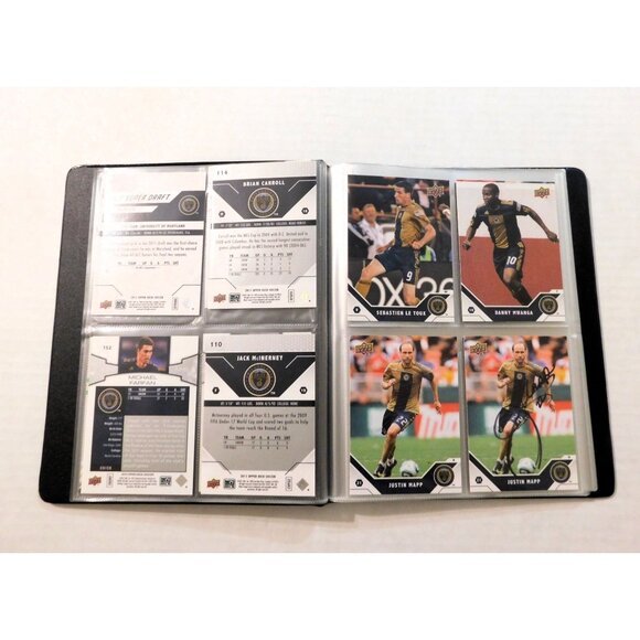 Philadelphia Union Soccer Team Card Binder MLS 15 Cards 3 Signed Collection - Picture 4 of 7